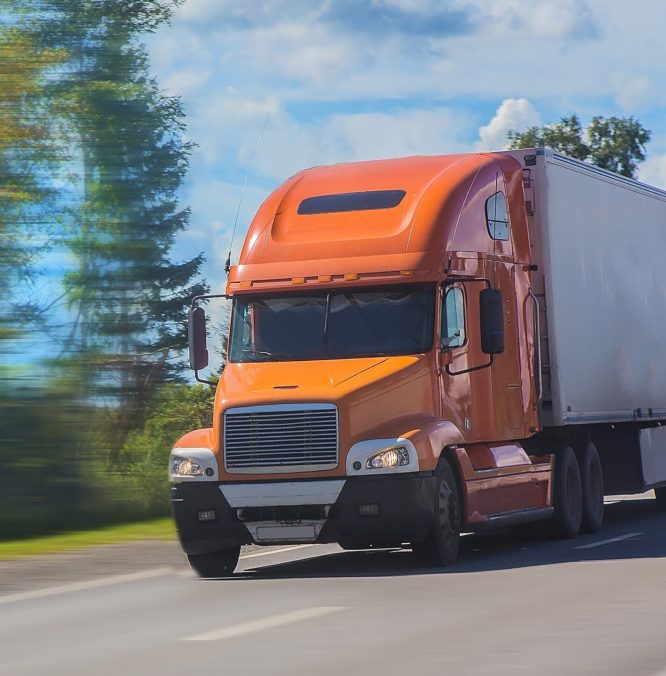 Van mockup isolated concept, Truck mock up